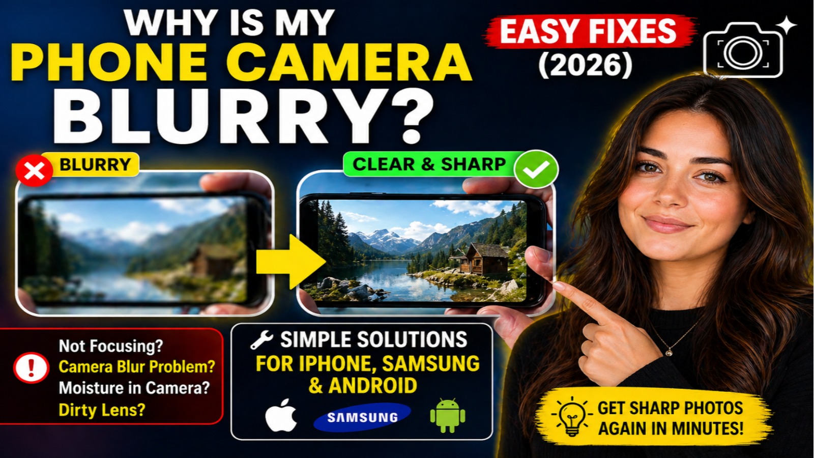 Why Is My Phone Camera Blurry? Easy Fixes for iPhone, Samsung & Android (2026)
